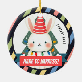 Uit de kunst! Kantoor Kerstmis Keramisch Ornament