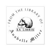 Uit de Library of Gothic Skull  Script Zelfinktende Stempel (Design)