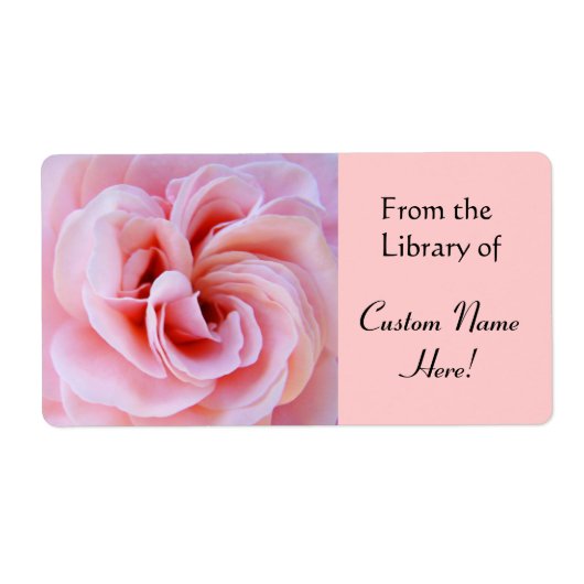 Uit de Library of Sticker Book Labels Pink Rose (Voorkant)