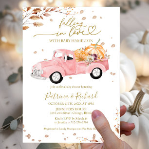 Uit de Lucht Gevallen Budget Baby Shower Uitnodigi Flyer