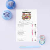 Uit de markt Bloemenwinkel Vrijgezellenfeest spel Flyer (Enkel)