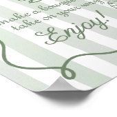 Uit de markt Hand getrokken Vrijgezellenfeest Bloe Poster (Hoek)