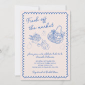 Uit de markt hand getrokken Vrijgezellenfeest Kaart (Voorkant)