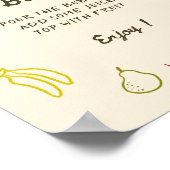 Uit de markt Hand getrokken Vrijgezellenfeest Mimo Poster (Hoek)