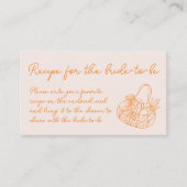 Uit de markt Hand getrokken Vrijgezellenfeest Rece Informatiekaartje (Voorkant)