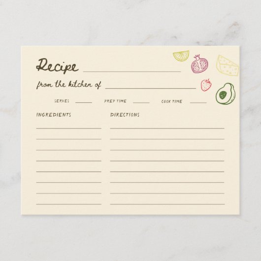 Uit de markt Hand getrokken Vrijgezellenfeest Rece Informatiekaartje (Voorkant)