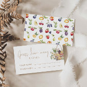 Uit de markt raden hoeveel kussen bruids spel informatiekaartje