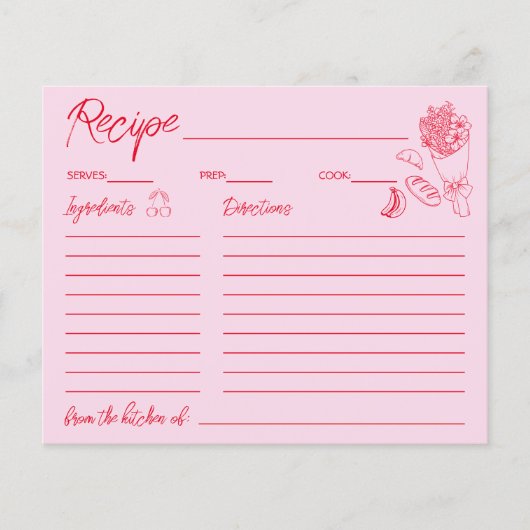 Uit de markt roze rood Vrijgezellenfeest recept Ka (Voorkant)