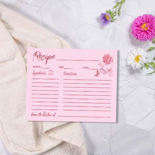 Uit de markt roze rood Vrijgezellenfeest recept Ka