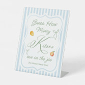 Uit de markt vrijgezellenfeest Raad eens hoeveel Reclamebord Met Voetstuk (Voorkant)