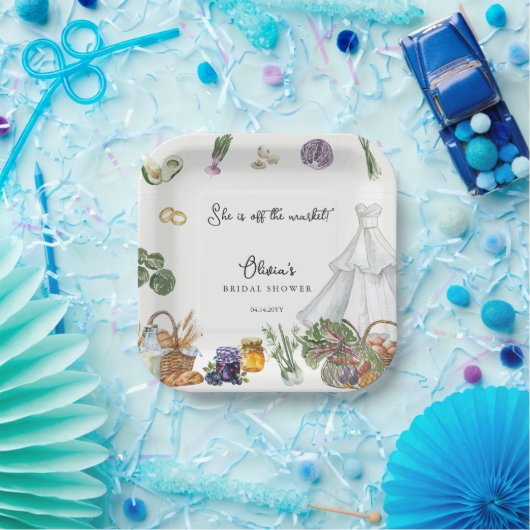 Uit de markt Vrijgezellenfeest van de boer gunst Papieren Bordje (Feest)