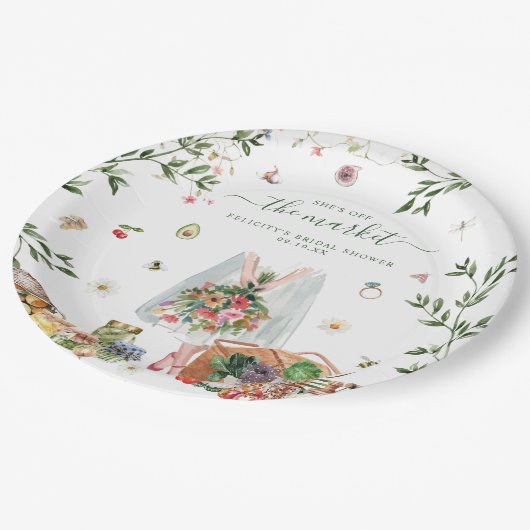 Uit de markt | Vrijgezellenfeest van de landbouwma Papieren Bordje (Gekanteld)