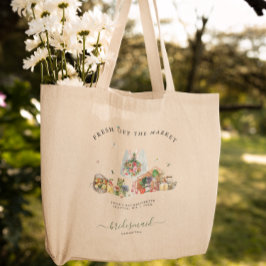 Uit de markt | Vrijgezellenfeest van de landbouwma Tote Bag