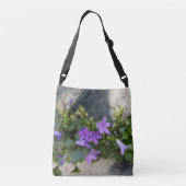 uit de muur bloem crossbody tas (Achterkant)
