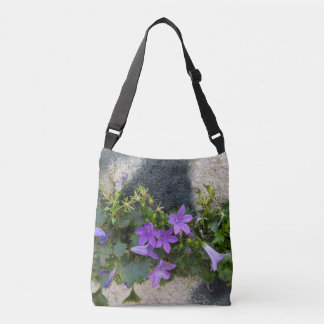 uit de muur bloem crossbody tas