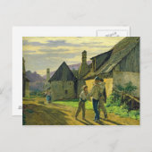 Uit de oorlog komen, 1859 briefkaart (Voorkant / Achterkant)