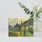 Uit de oorlog komen, 1859 briefkaart (Staand voorkant)