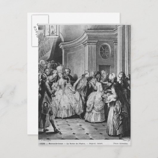 Uit de opera komen briefkaart (Voorkant / Achterkant)