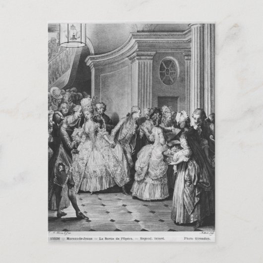 Uit de opera komen briefkaart (Voorkant)