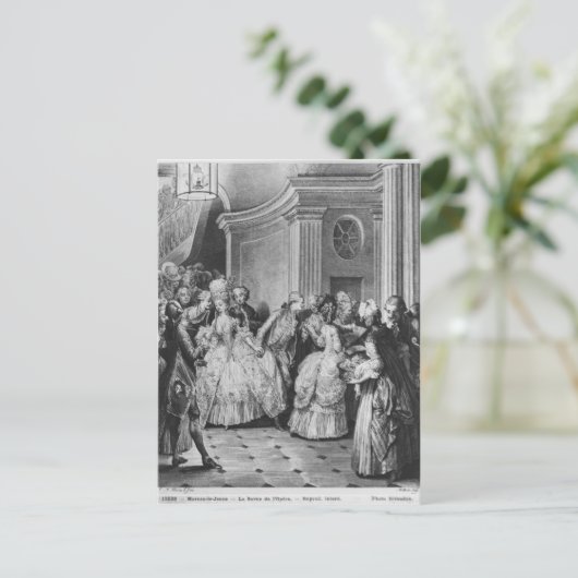 Uit de opera komen briefkaart (Staand voorkant)