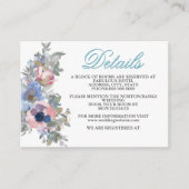 Uit de reeks biedingen in spun Sugar Blue Enc Informatiekaartje (Voorkant)