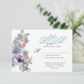 Uit de reeks biedingen in Spun Sugar Blue RSV RSVP Kaartje (Staand voorkant)