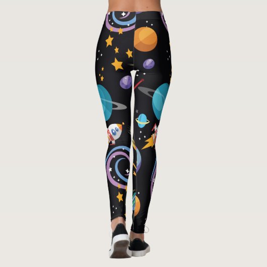 Uit de ruimte geplaatste Leggings - Buiten-ruimtek (Achterkant)