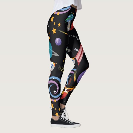 Uit de ruimte geplaatste Leggings - Buiten-ruimtek (Rechts)