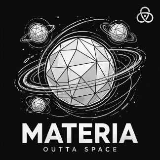 UIT DE RUIMTE — Oude stenen DNA-masker — MATERIA T-shirt