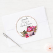 Uit de stickerkeuken ronde sticker (Envelop)