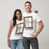 Uit de T-shirt van het Venster (Unisex)