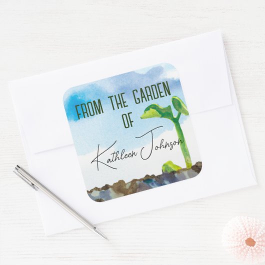 Uit de tuin van Sticker (Envelop)