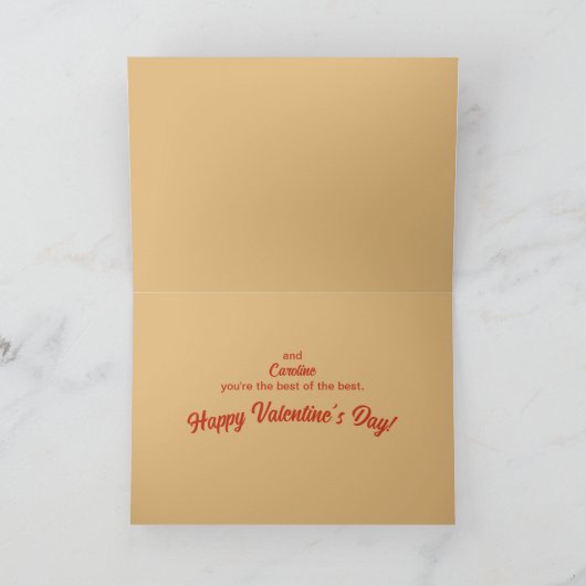 Uit de Valentijn van de Beren in de stad Feestdagen Kaart (Binnen)