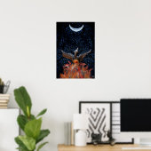 Uit de vlammen: Phoenix Rising Print-Poster Poster (Thuiskantoor)