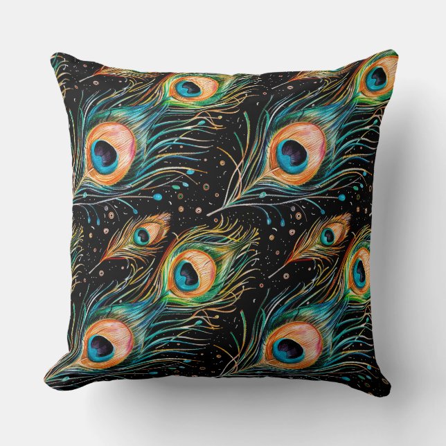 Uit de vrije hand tekenen met waterverf potloden v kussen (Voorkant)