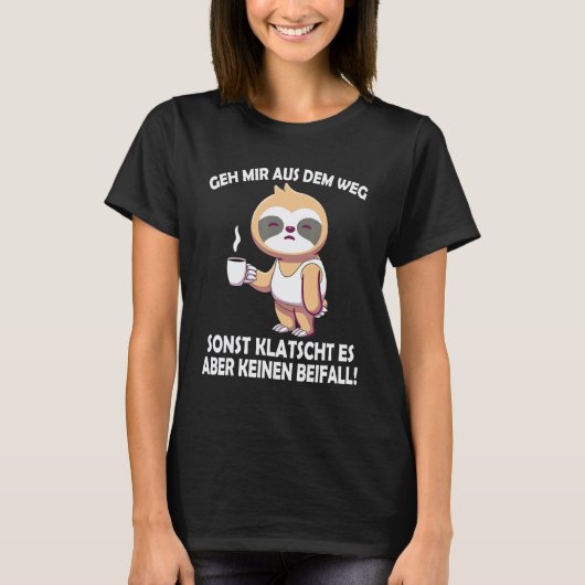 Uit de weg anders geeft het een klap het brutale l t-shirt (Voorkant)