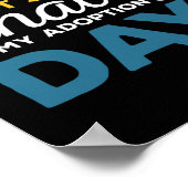 Uit de weg, het is eindelijk mijn adoptiedag poster (Hoek)