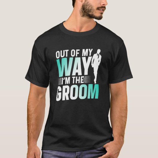 Uit de Weg, Ik Ben de Bruidegom Bachelorfeest Uits T-shirt (Voorkant)