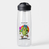 Uit de Weg - Ik Ga naar Pickleball Waterfles (Voorkant)