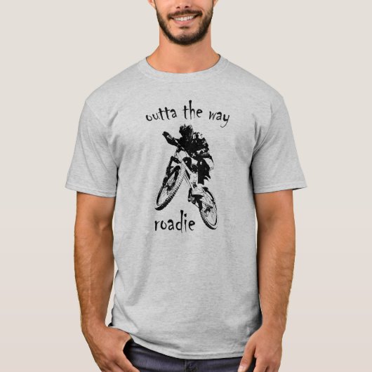 Uit de weg Roadie mountainbike T-shirt (Voorkant)