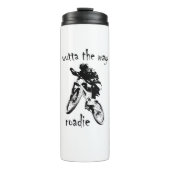 Uit de weg Roadie mountainbike Thermosbeker (Voorkant)