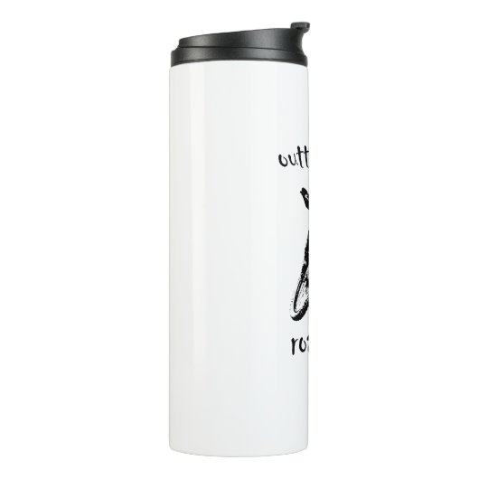 Uit de weg Roadie mountainbike Thermosbeker (Gedraaid links)