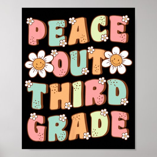 Uit derde klas Schattige Groovy laatste dag van 3e Poster (Voorkant)