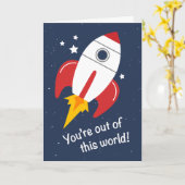 Uit Deze Kaart van de Verjaardag van de Raket van (Gele Bloem)