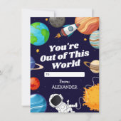 Uit deze Kinder Kaart van Valentijnsdag in de were (Voorkant)