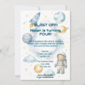 Uit deze kosmische wereld | Ruimtefeest - Verjaard Kaart (Voorkant)