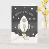 Uit deze Valentijn van de World Rocket Buitenspace Kaart (Gele Bloem)