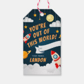 Uit deze Valentijnsdag van de wereldklas Cadeaulabel (Voorkant)