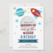 Uit deze wereld 1e verjaardag kaart (Voorkant)