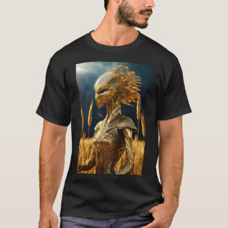 "Uit deze wereld: Alien bedrukt T-shirt" T-shirt